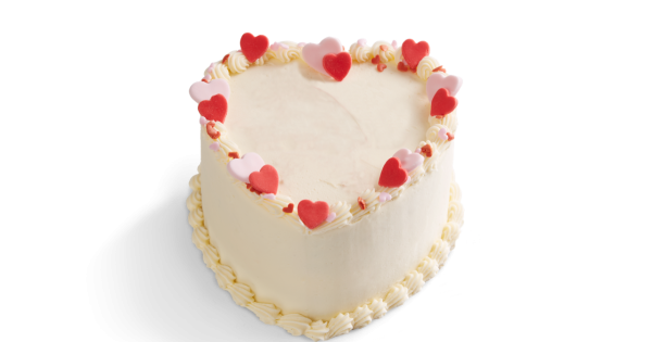 Valentine's Red Velvet Heart Cake