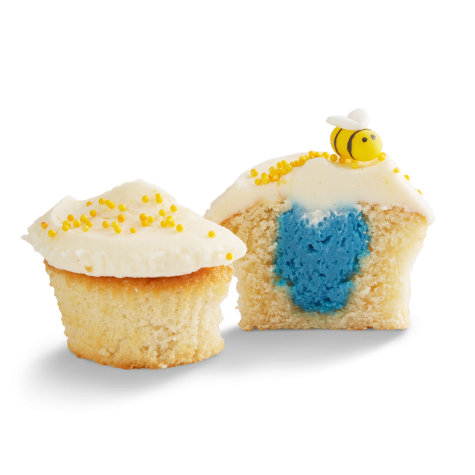 Blue Baby Bee Reveal Cupcake Selection Box
