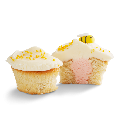 Pink Baby Bee Reveal Cupcake Selection Box