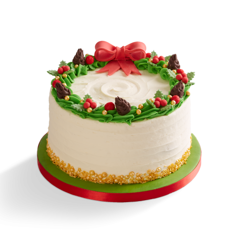 Christmas Red Velvet Wreath Cake