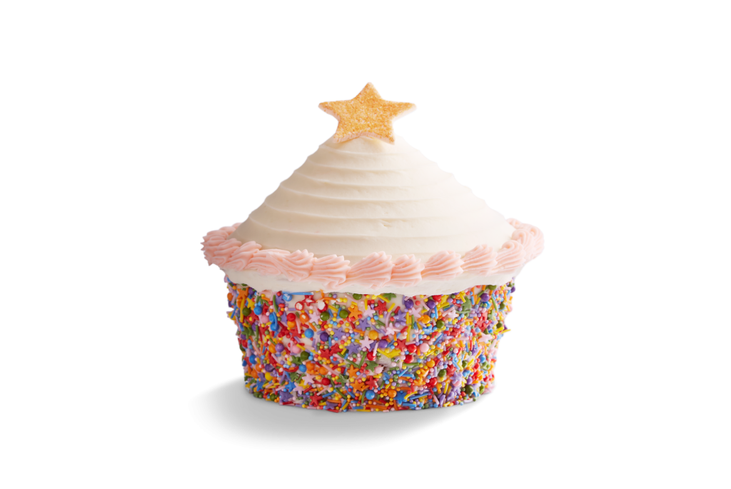 The Giant Vanilla Piñata Cupcake