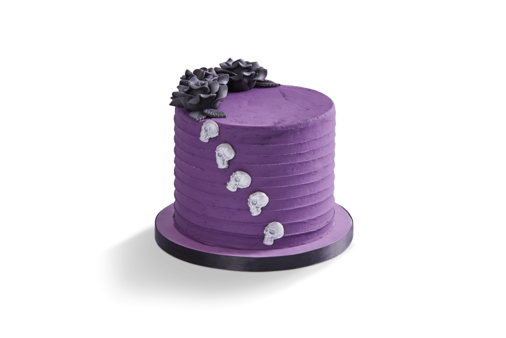 43 Cute Cake Decorating For Your Next Celebration : Dark Grey and Soft  Purple Birthday Cake