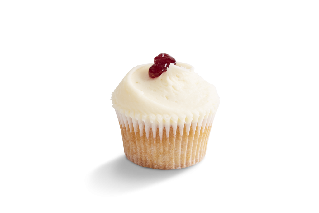 Lemon and Raspberry Cupcake